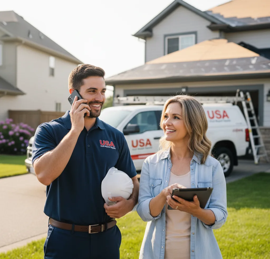 USA Roof Repair Experts customer support in Ashford